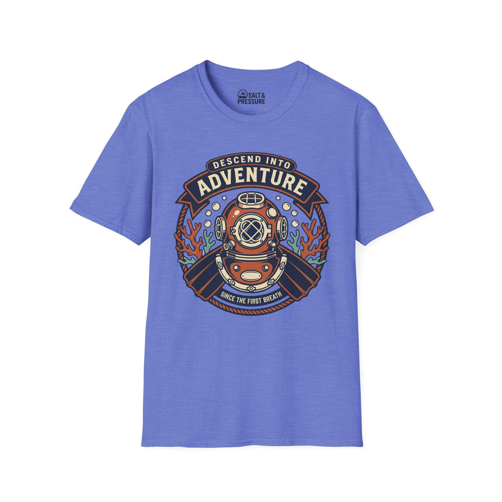 Descend Into Adventure Unisex Softstyle T-Shirt