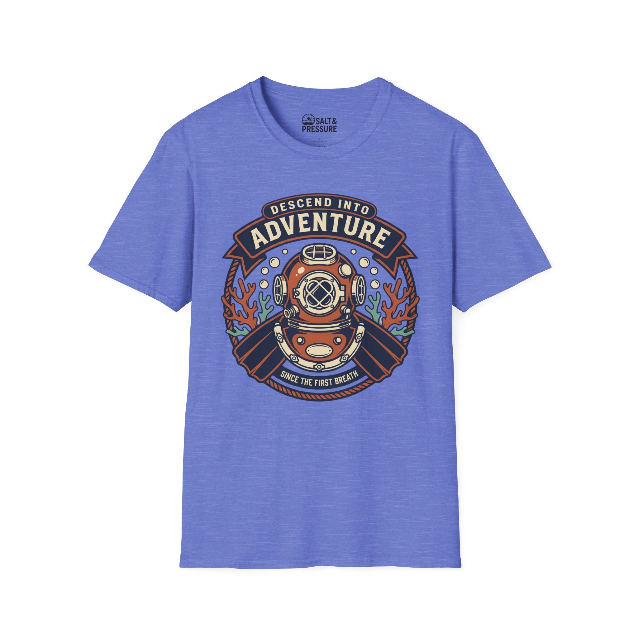 Descend Into Adventure Unisex Softstyle T-Shirt