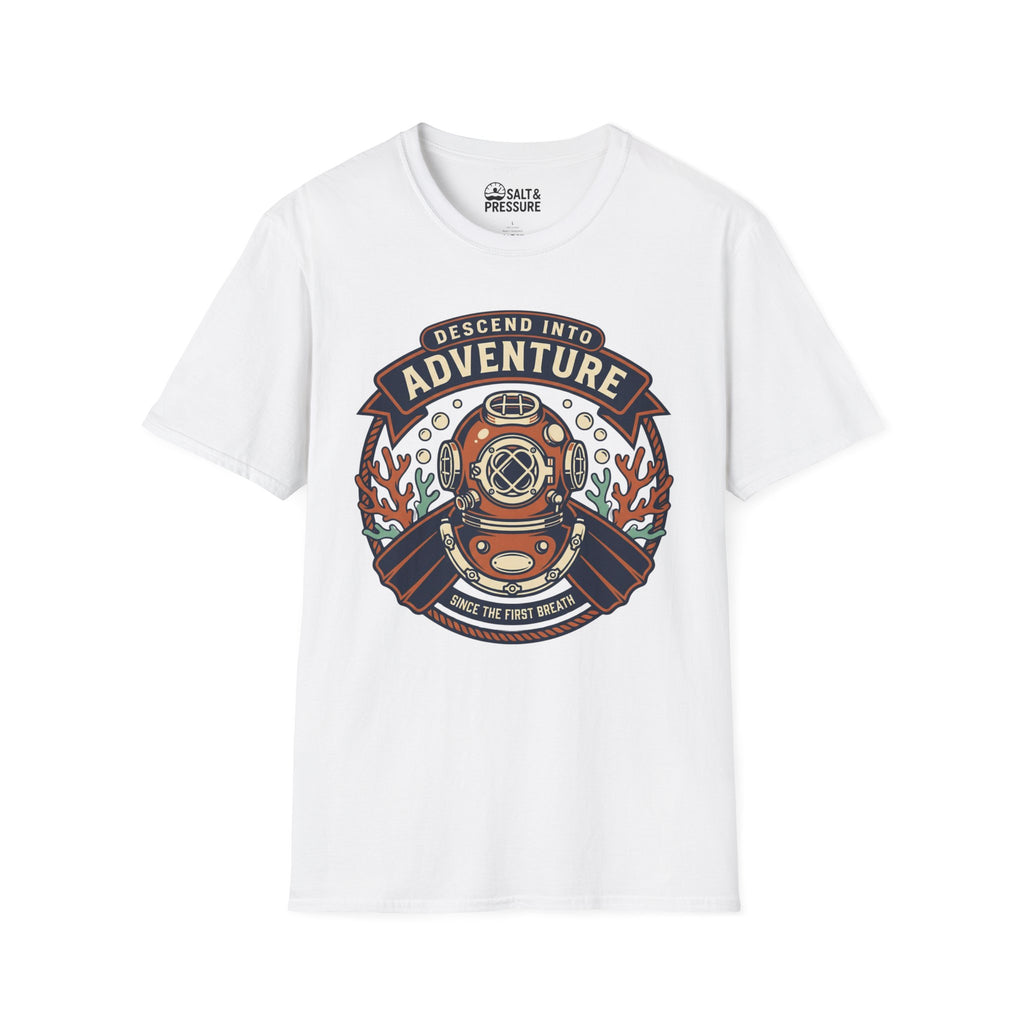 Descend Into Adventure Unisex Softstyle T-Shirt