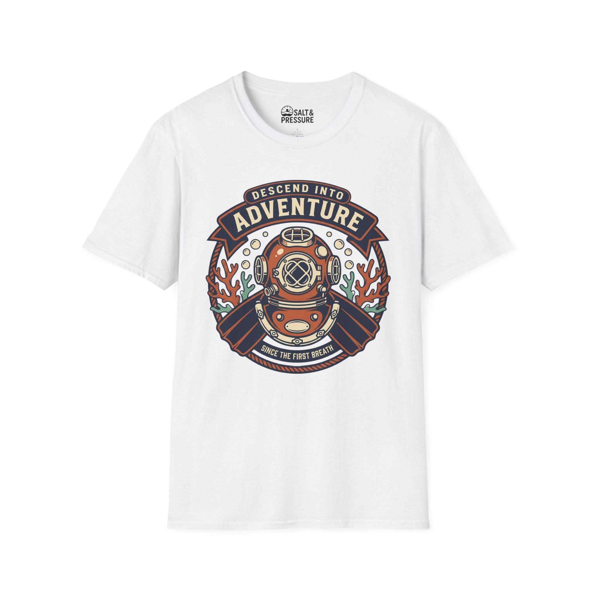 Descend Into Adventure Unisex Softstyle T-Shirt