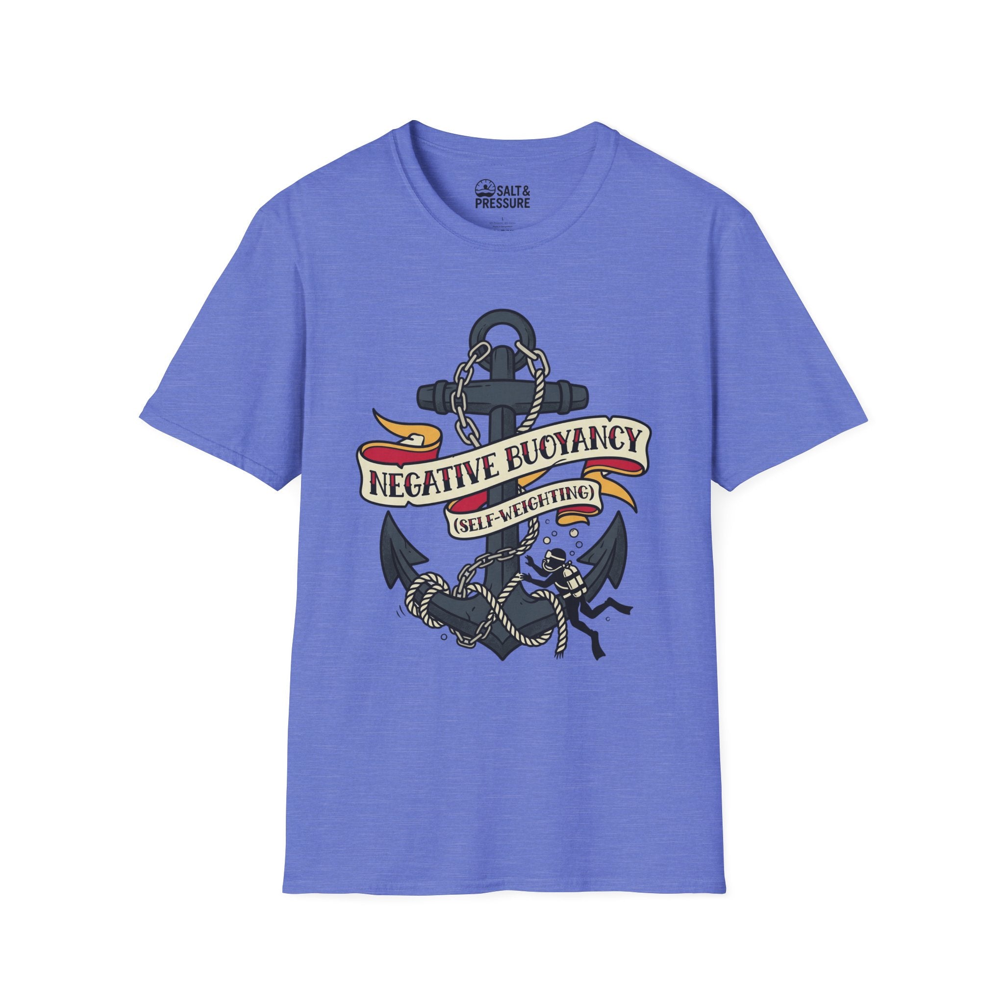 Negative Buoyancy (Self Weighting) T-Shirt