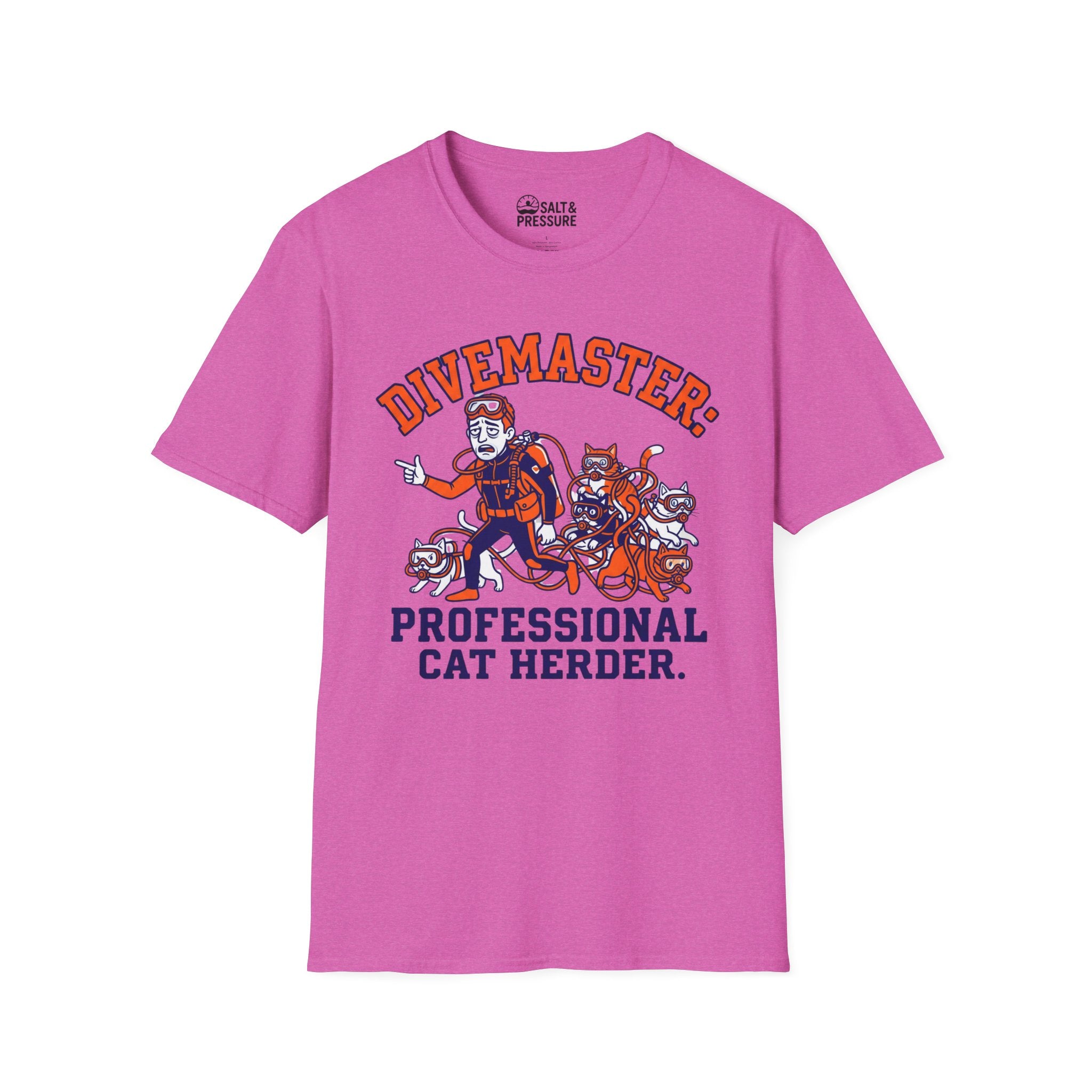 Divemaster: Professional Cat Herder T-Shirt