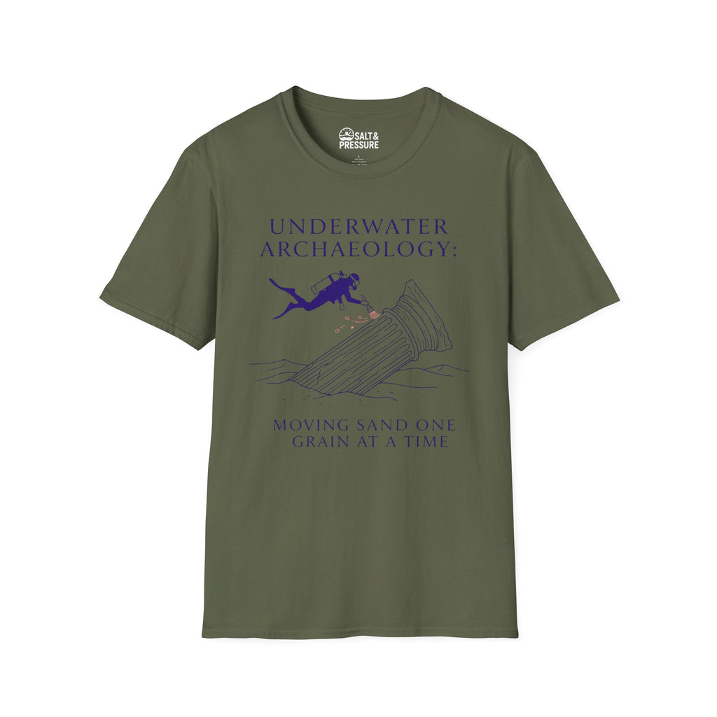 Underwater Archaeology: Moving Sand One Grain At A Time T-Shirt