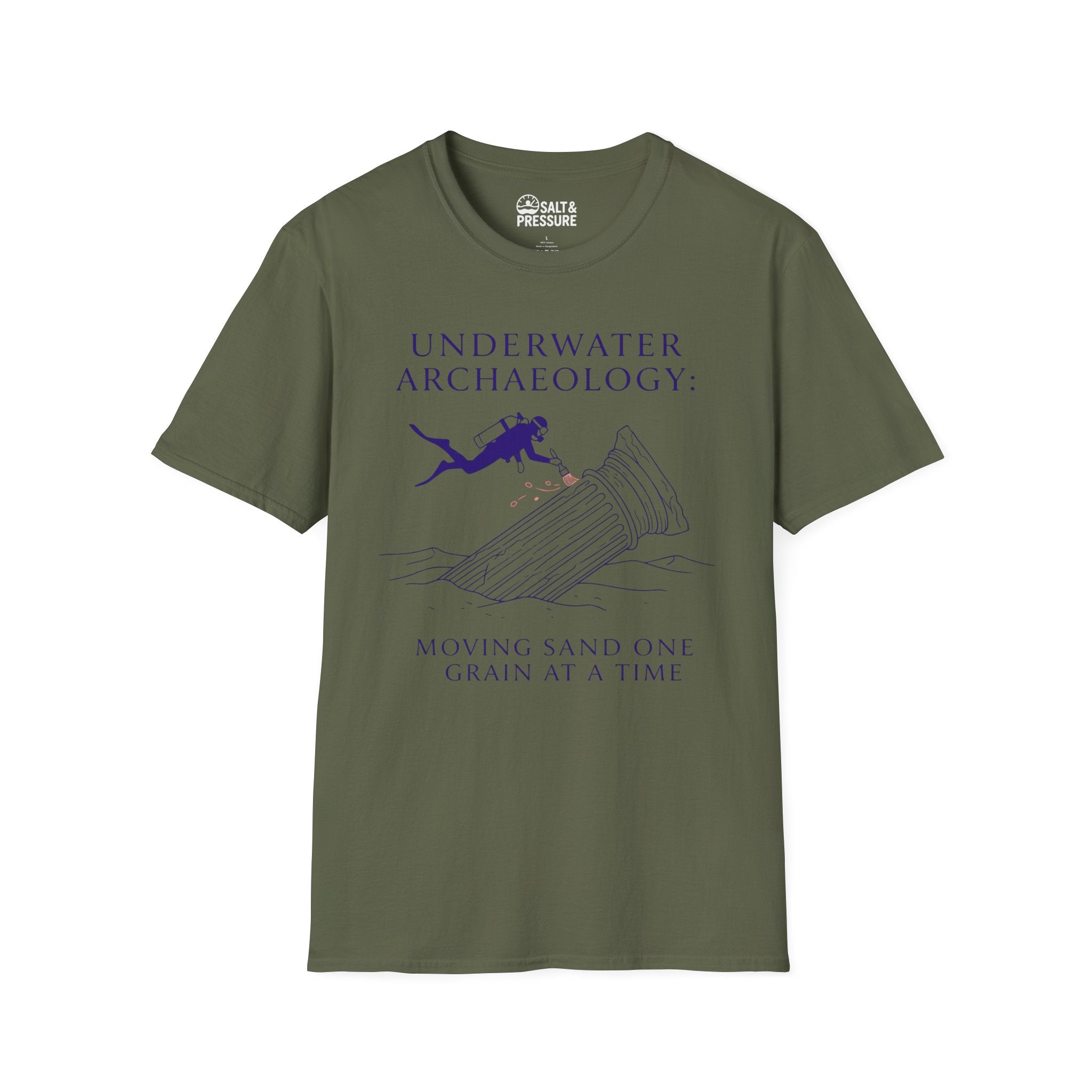 Underwater Archaeology: Moving Sand One Grain At A Time T-Shirt