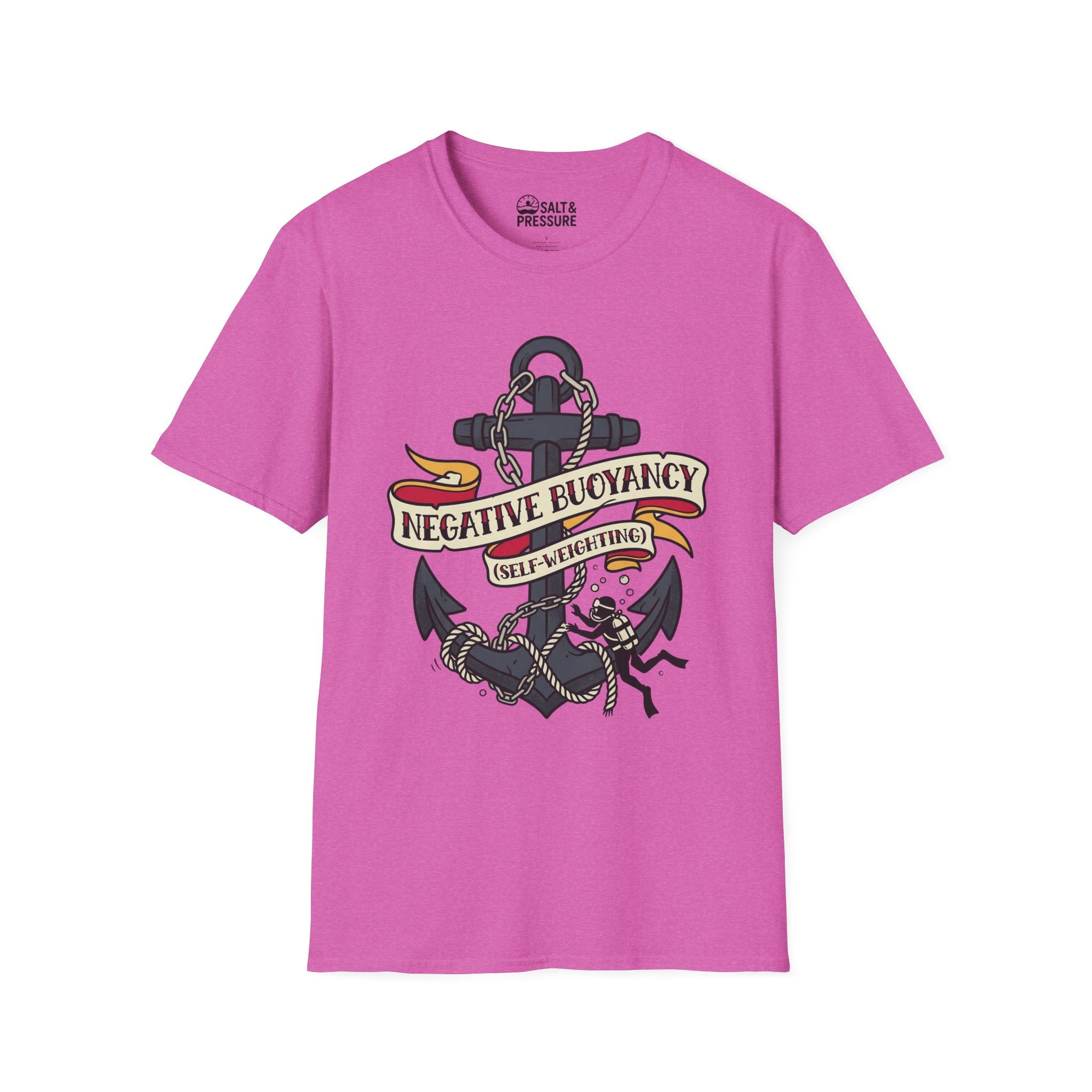 Negative Buoyancy (Self Weighting) T-Shirt