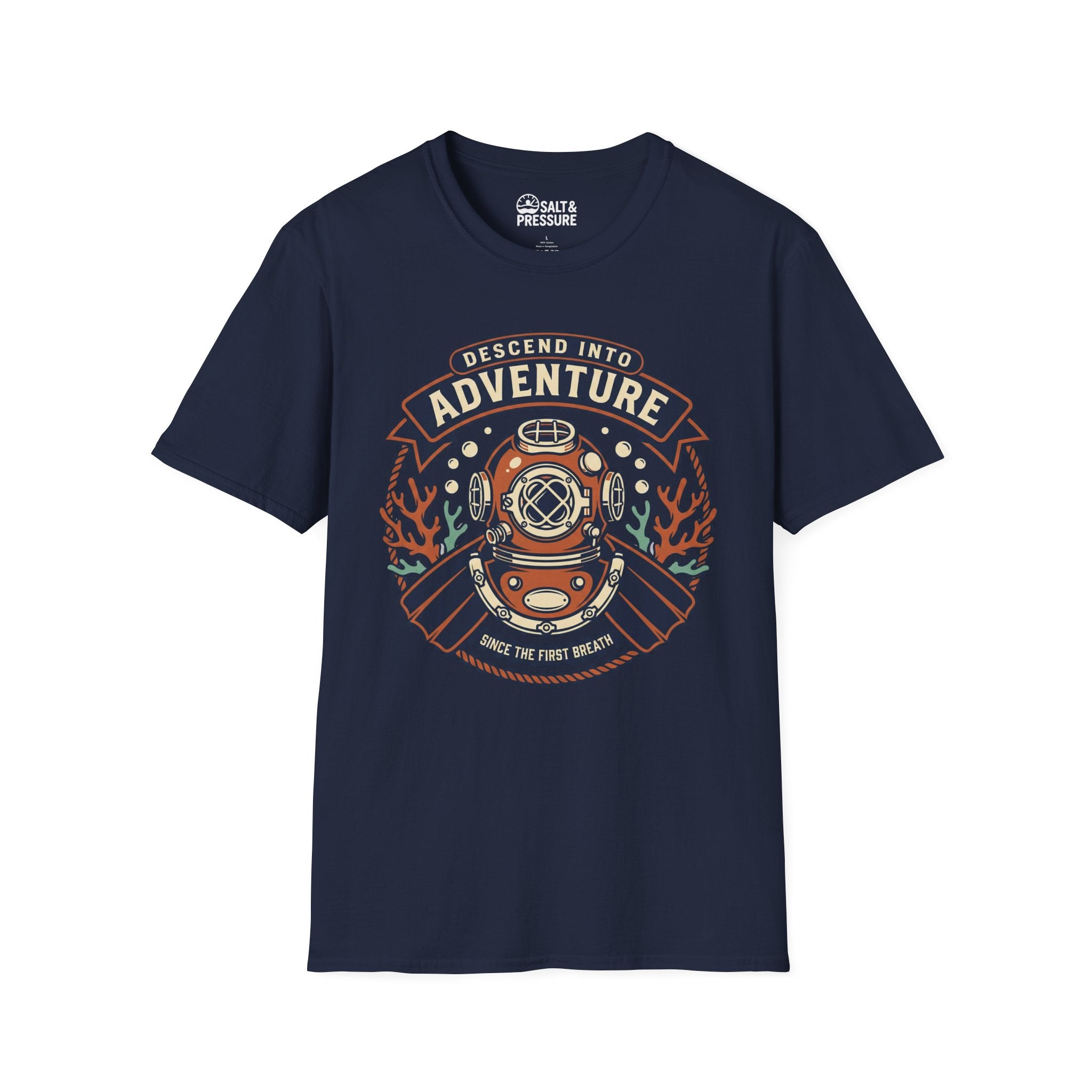 Descend Into Adventure Unisex Softstyle T-Shirt