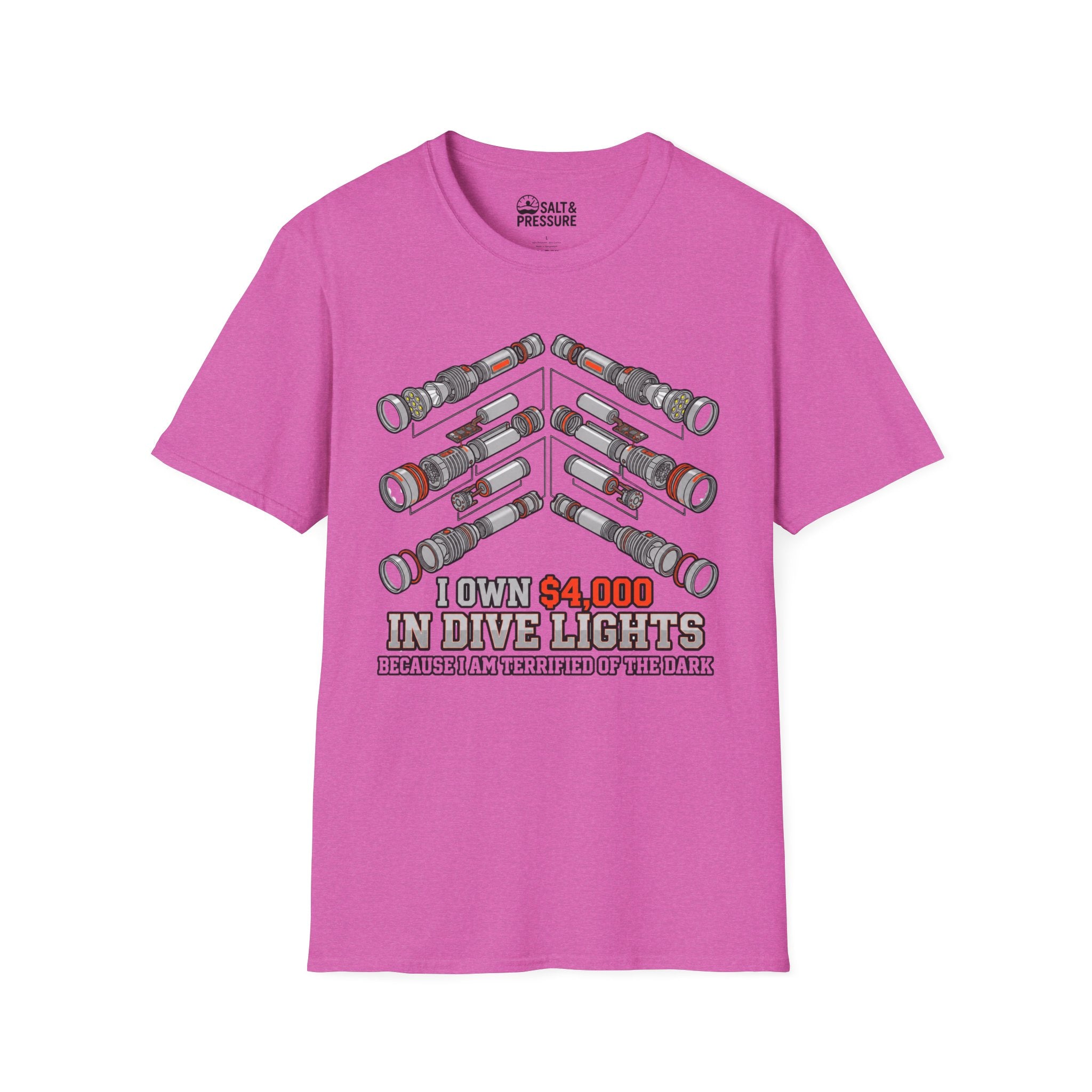 I Own $4,000 In Dive Lights T-Shirt