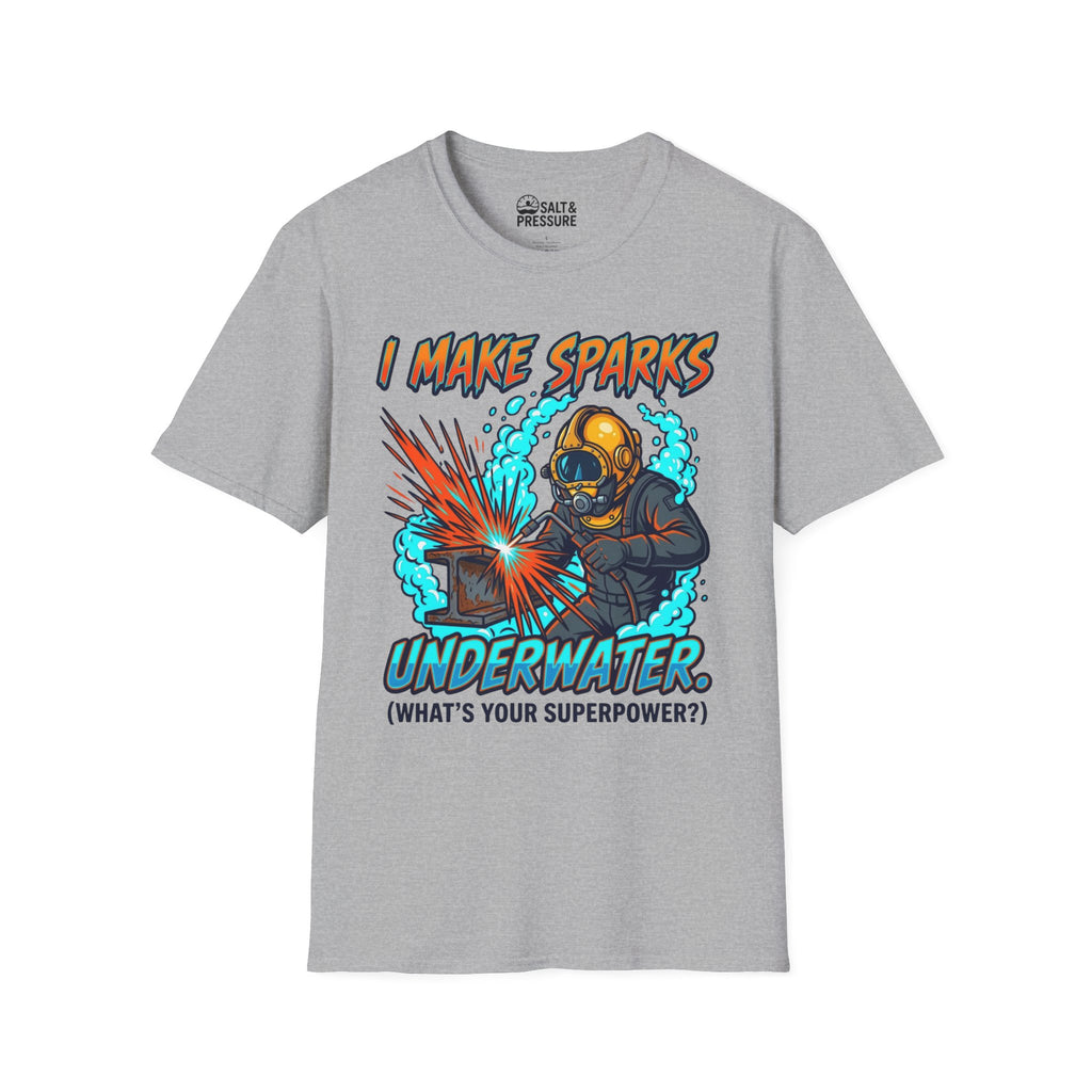 I Make Sparks Underwater T-Shirt