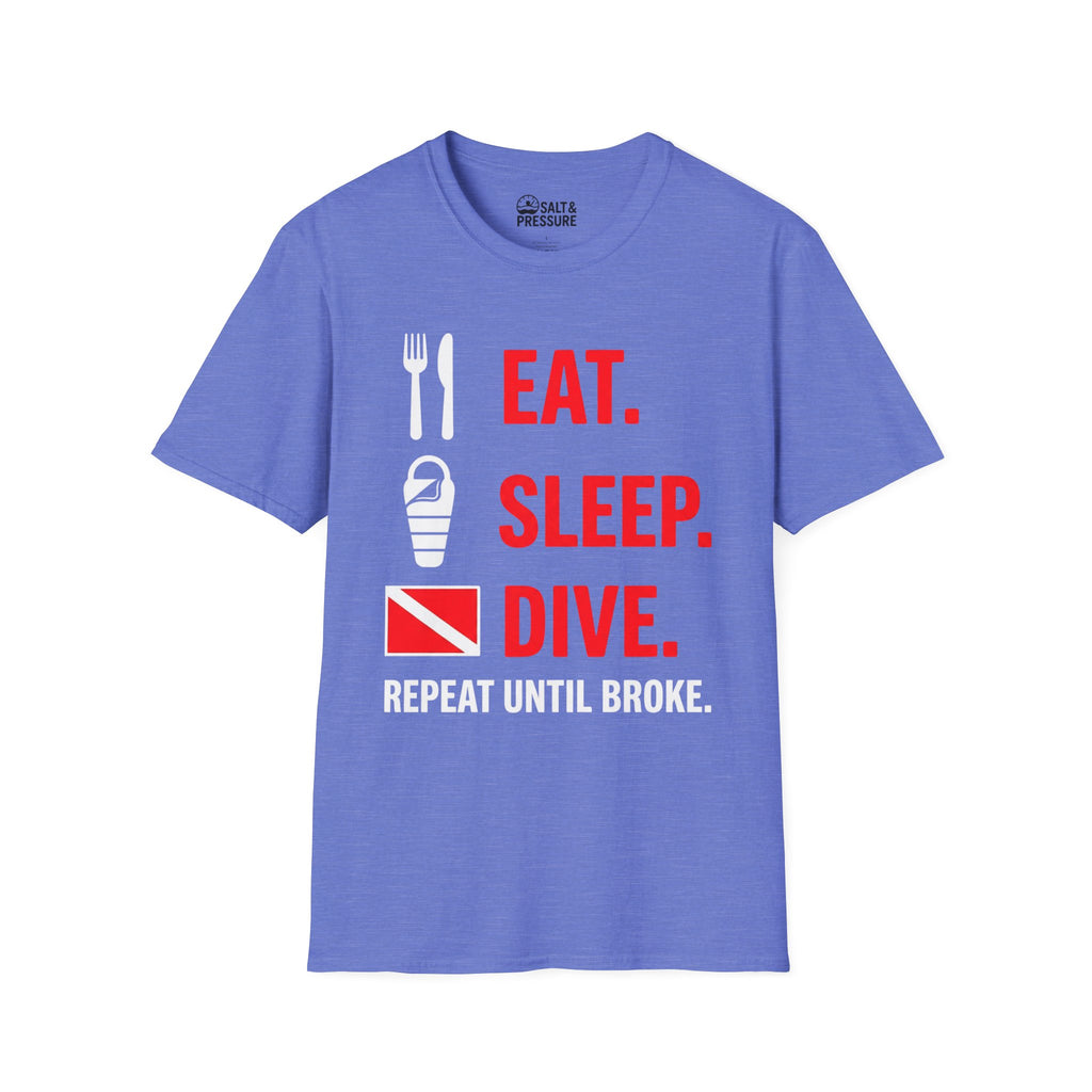Eat. Sleep. Dive. Repeat T-Shirt