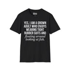 Grown Adult Who Enjoys Wearing Tight Rubber T-Shirt