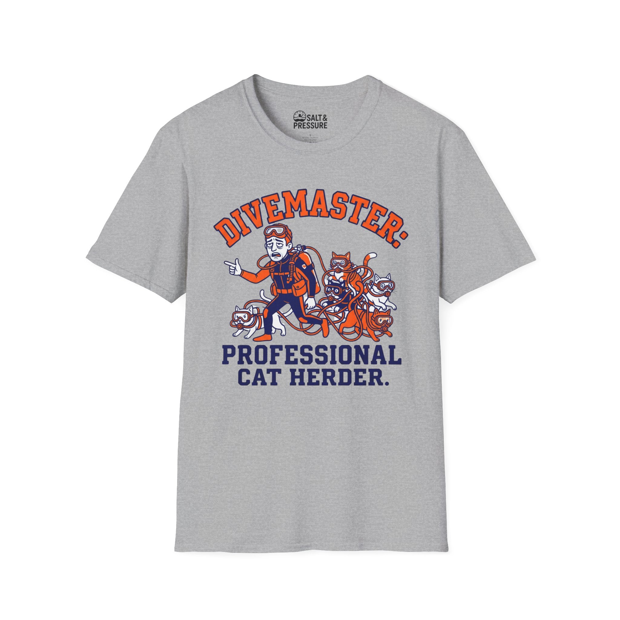 Divemaster: Professional Cat Herder T-Shirt