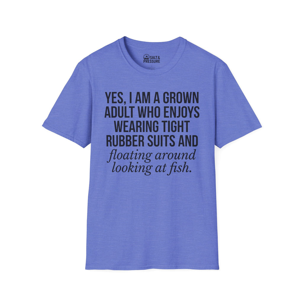 Grown Adult Who Enjoys Wearing Tight Rubber T-Shirt