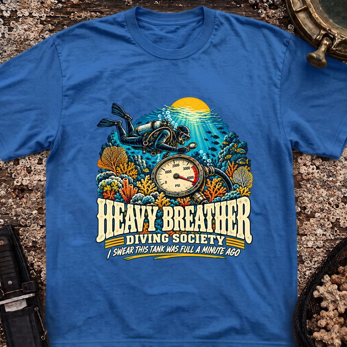 Heavy Breather Diving Society T-Shirt