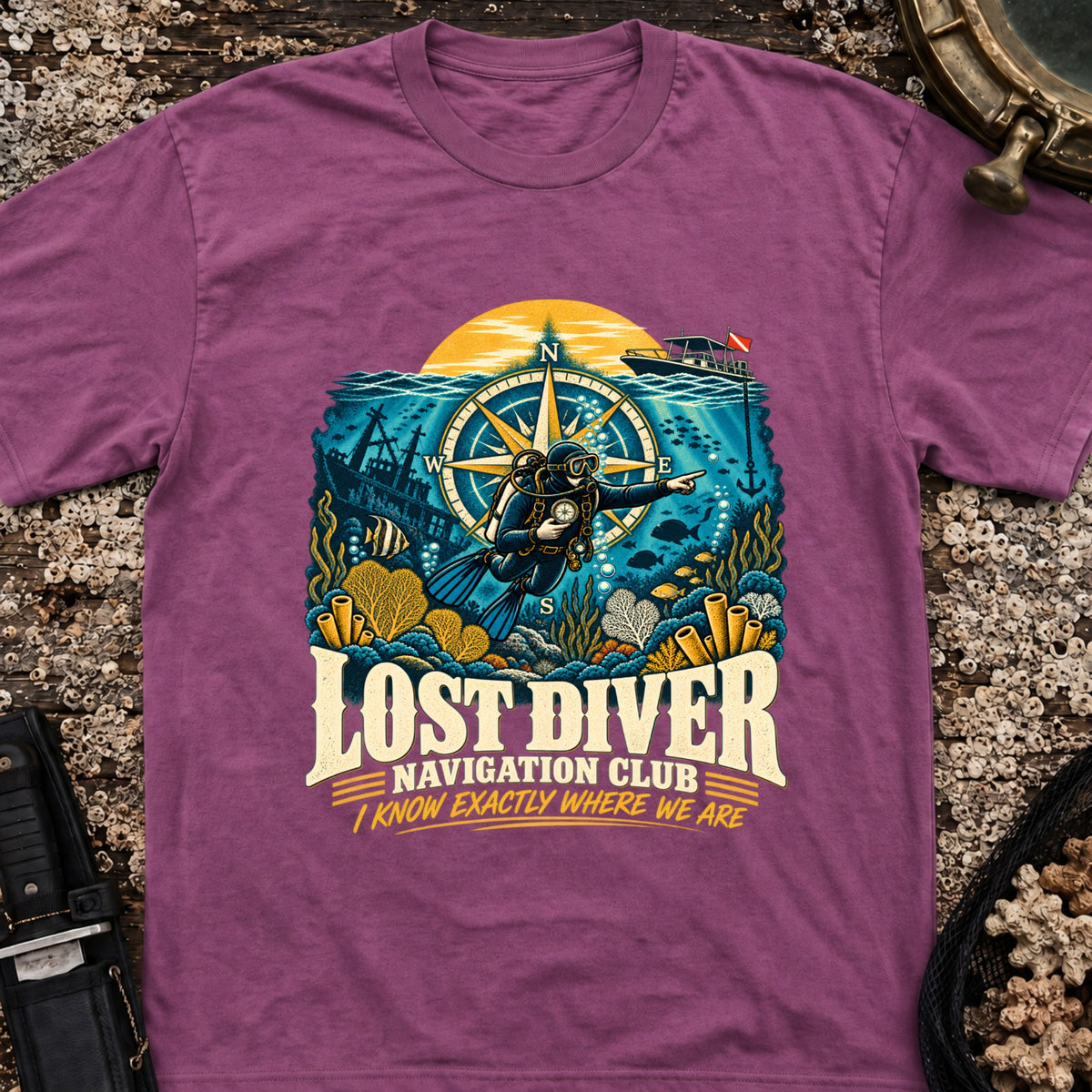 Lost Diver Navigation Club T-Shirt