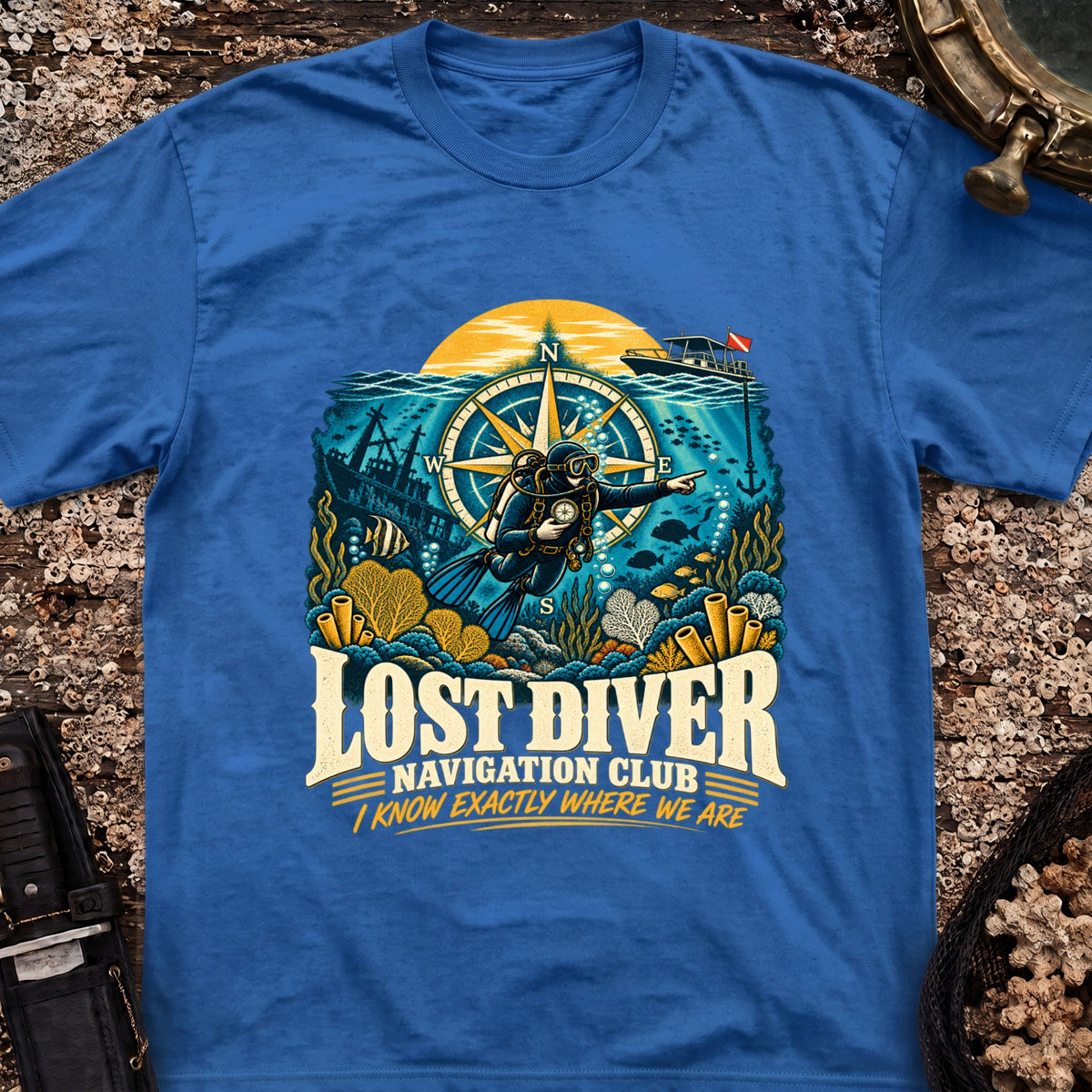 Lost Diver Navigation Club T-Shirt