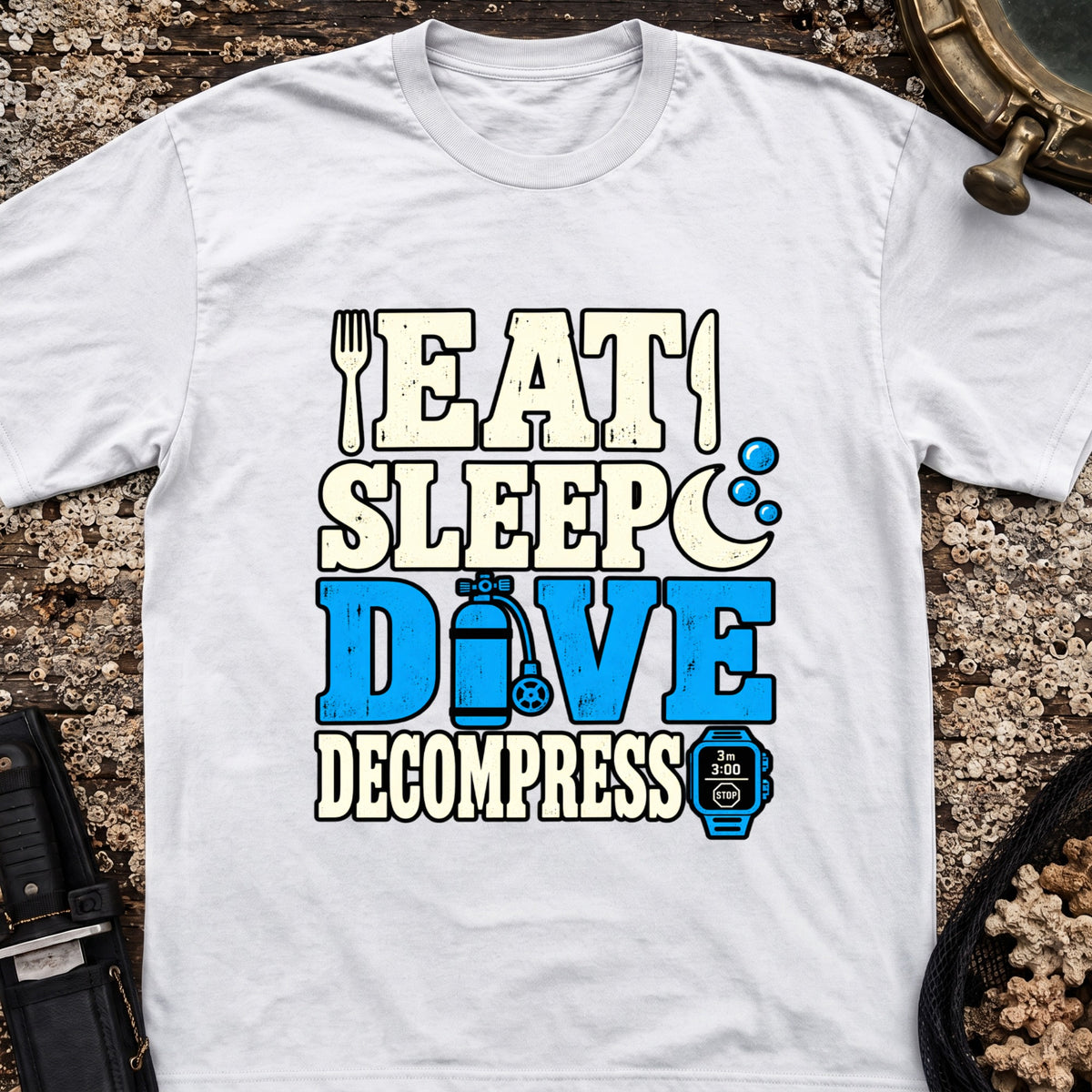 Eat Sleep Dive Decompress T-Shirt