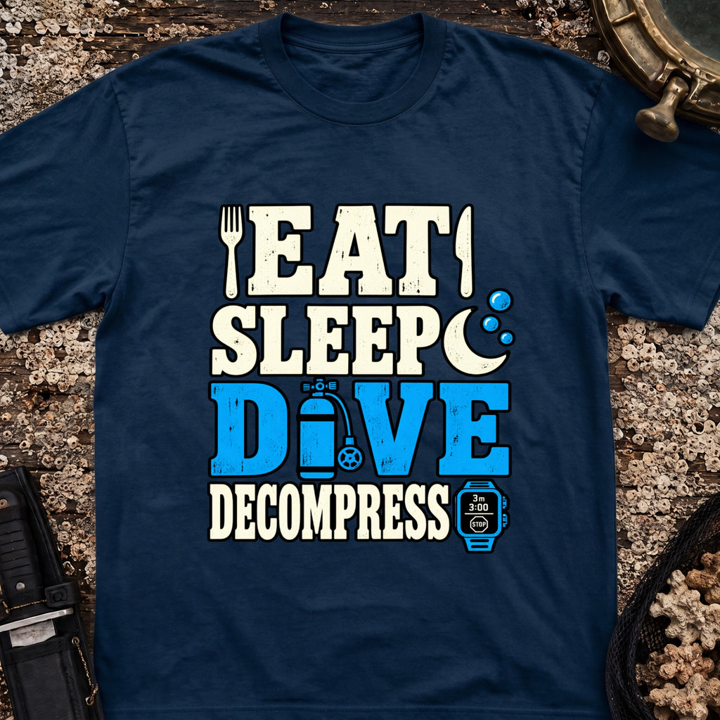 Eat Sleep Dive Decompress T-Shirt