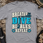 Breath Dive Bubbles Repeat T-Shirt