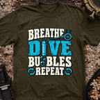 Breath Dive Bubbles Repeat T-Shirt