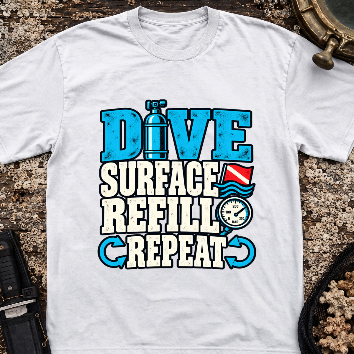 Dive Surface Refill Repeat T-Shirt