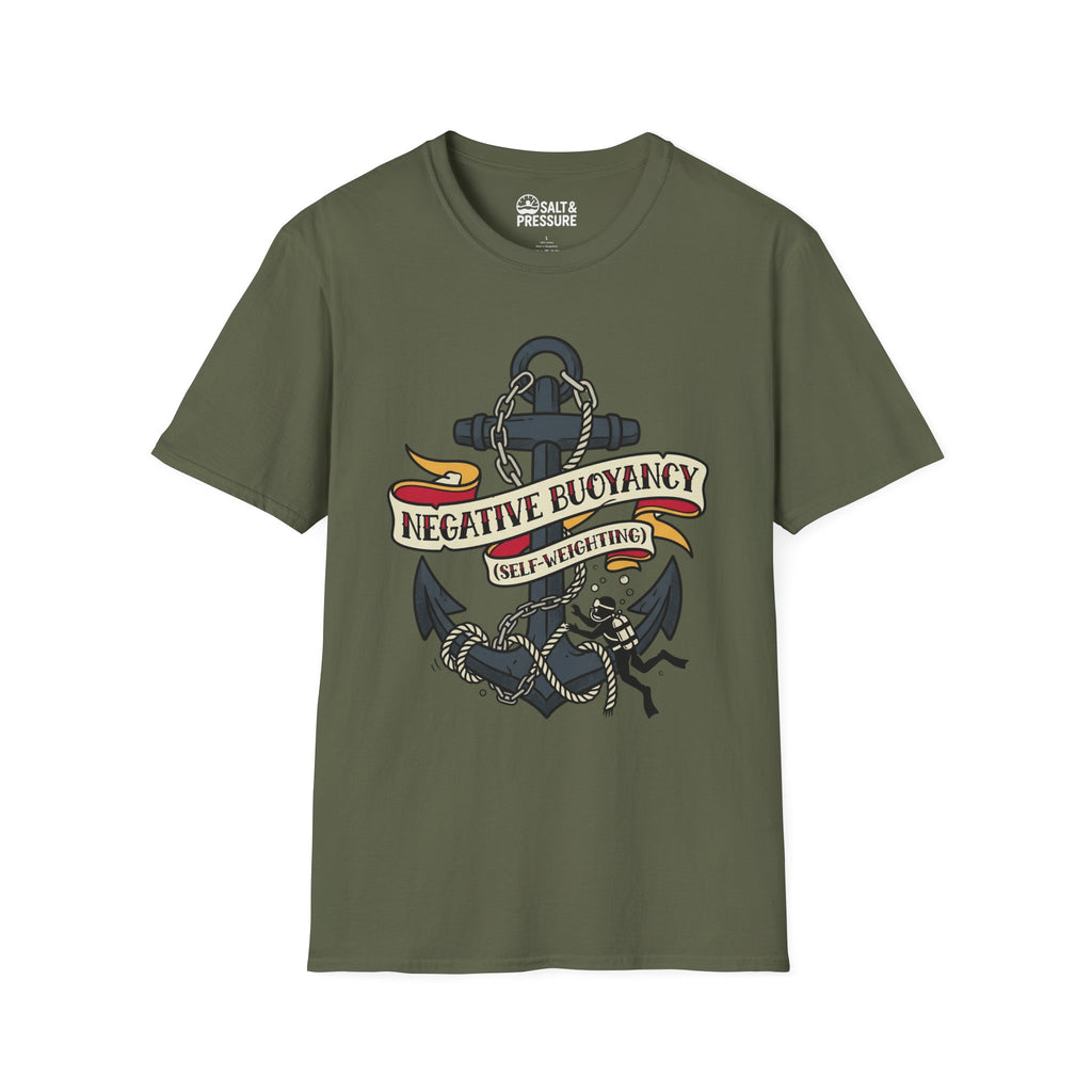 Negative Buoyancy (Self Weighting) T-Shirt