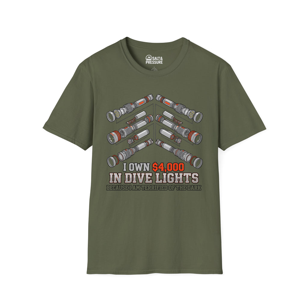 I Own $4,000 In Dive Lights T-Shirt