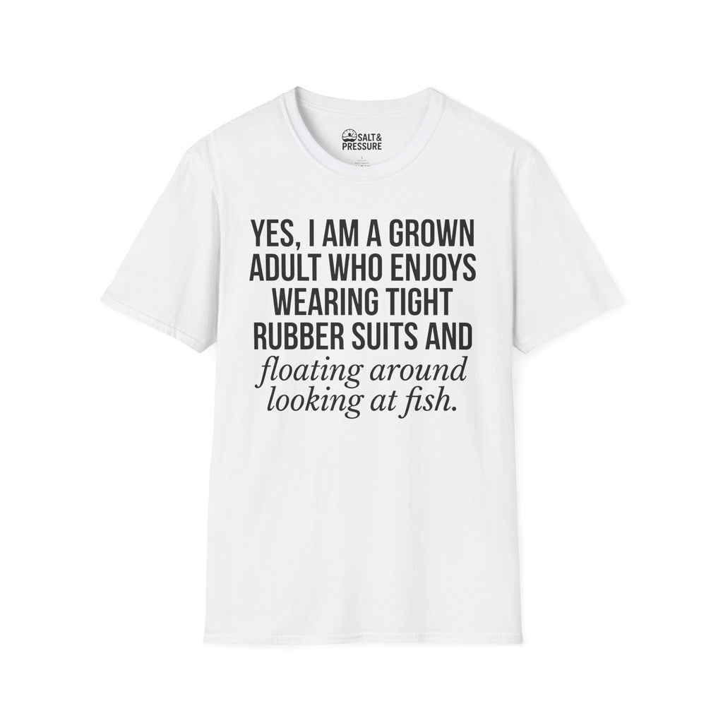 Grown Adult Who Enjoys Wearing Tight Rubber T-Shirt