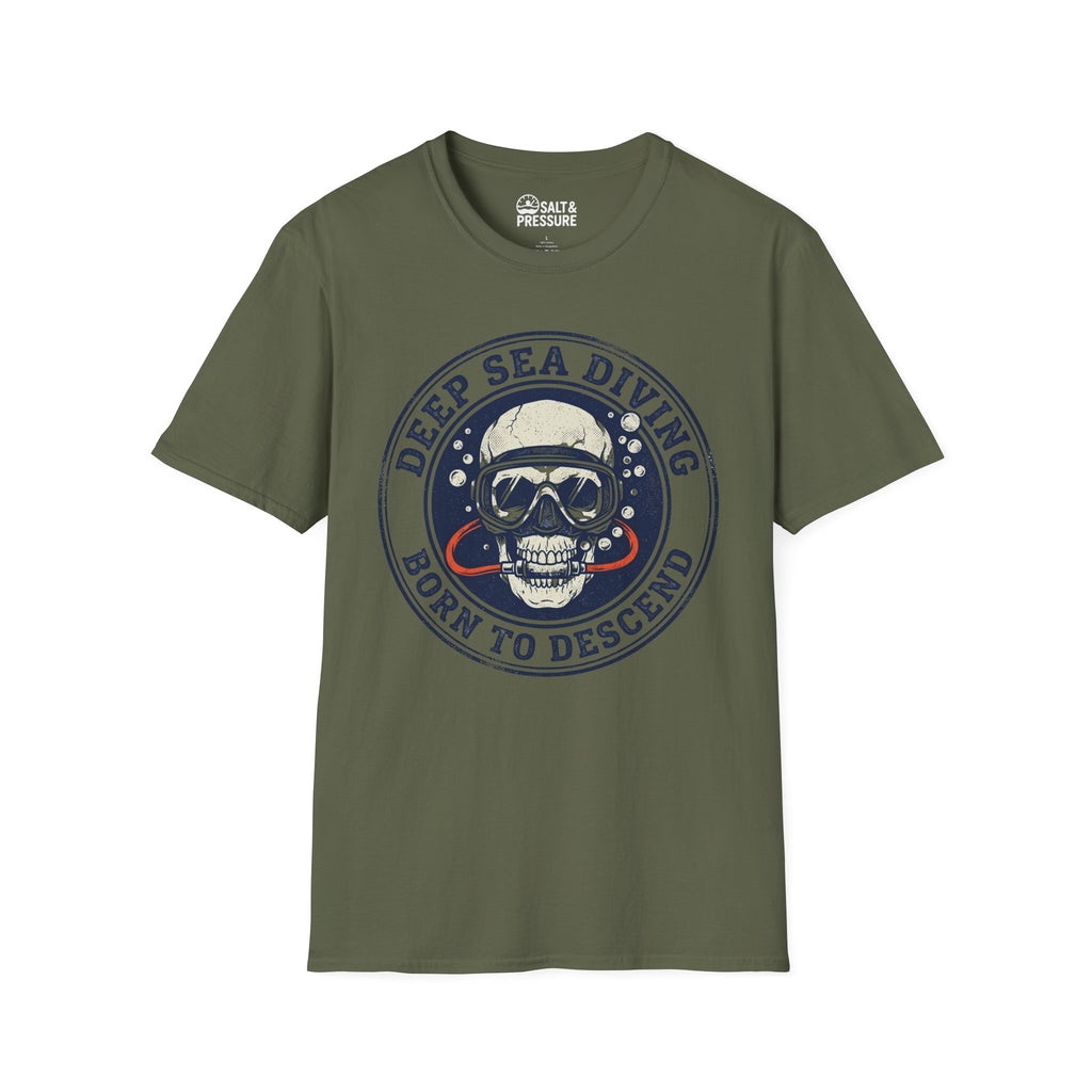 Deep Sea Diving, Born to Descend T-Shirt