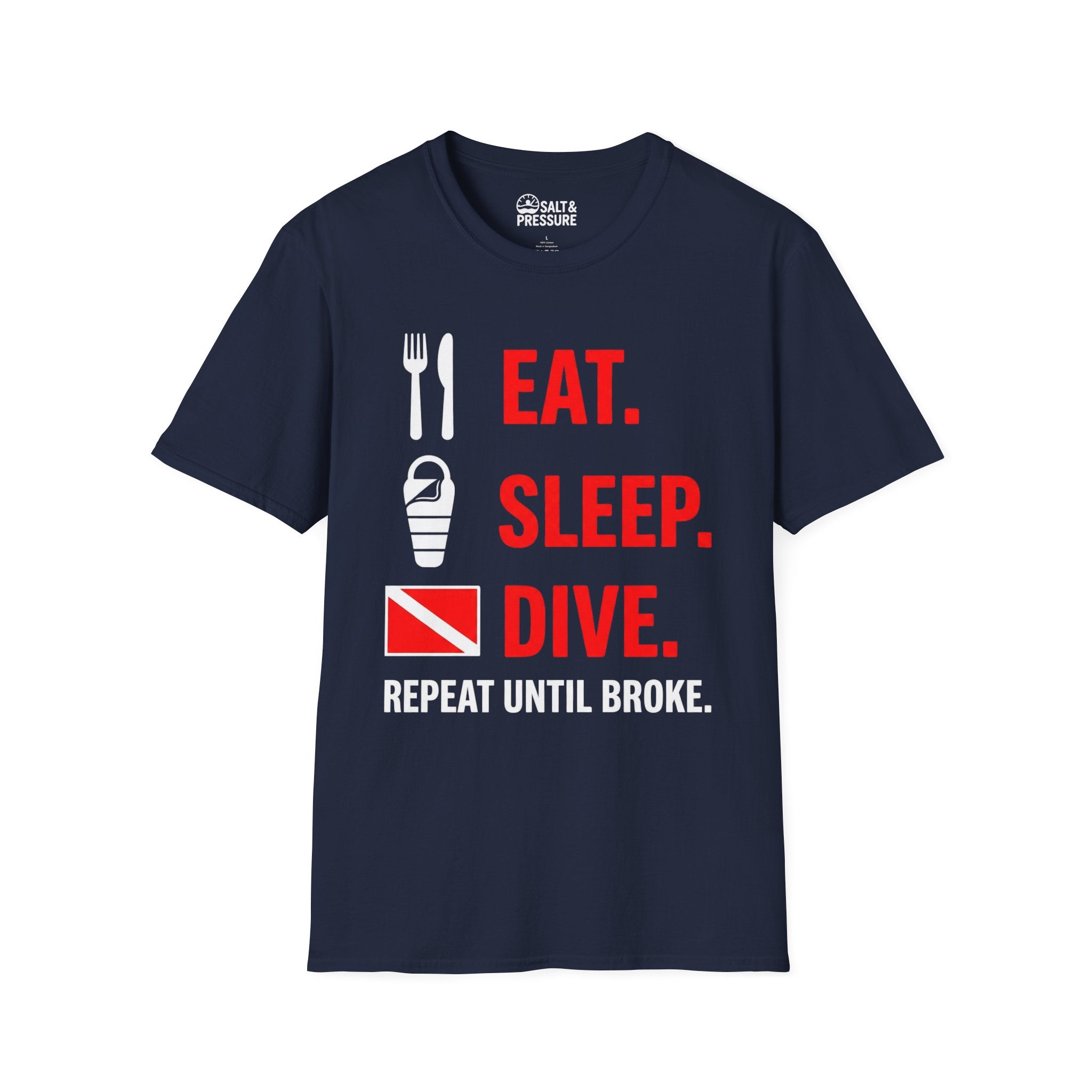 Eat. Sleep. Dive. Repeat T-Shirt