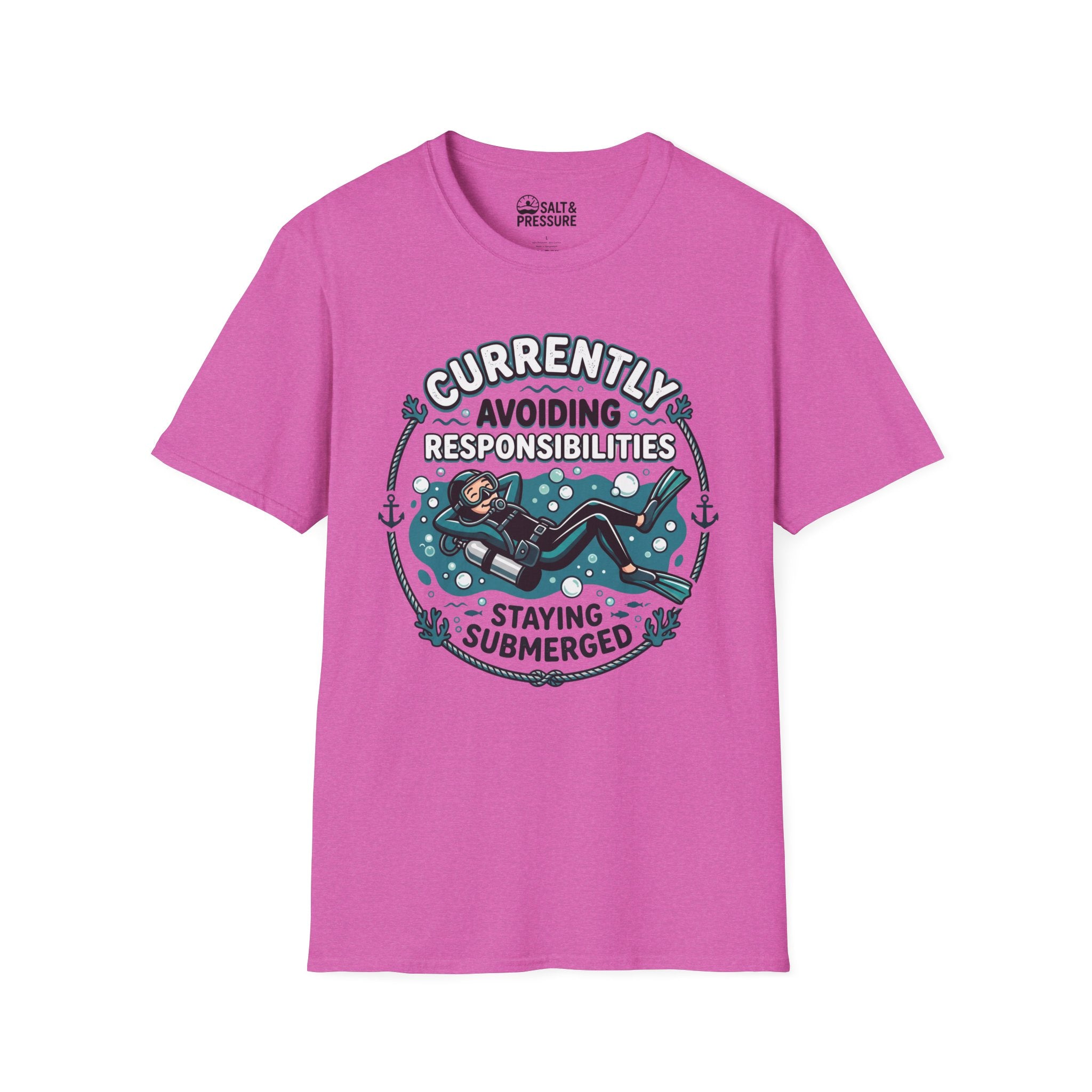 Currently Avoiding Responsibilities, Staying Submerged T-Shirt