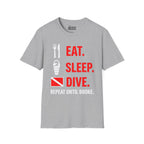 Eat. Sleep. Dive. Repeat T-Shirt