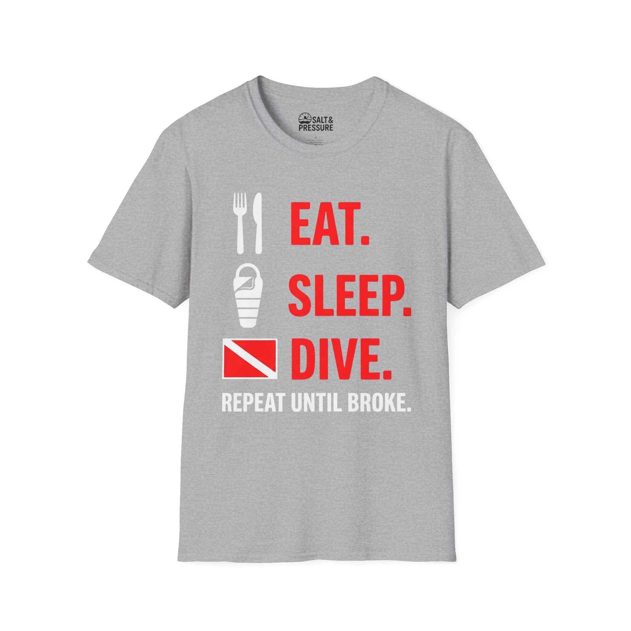 Eat. Sleep. Dive. Repeat T-Shirt