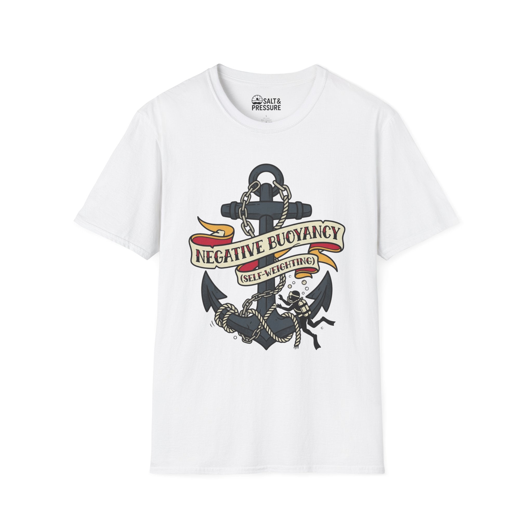 Negative Buoyancy (Self Weighting) T-Shirt