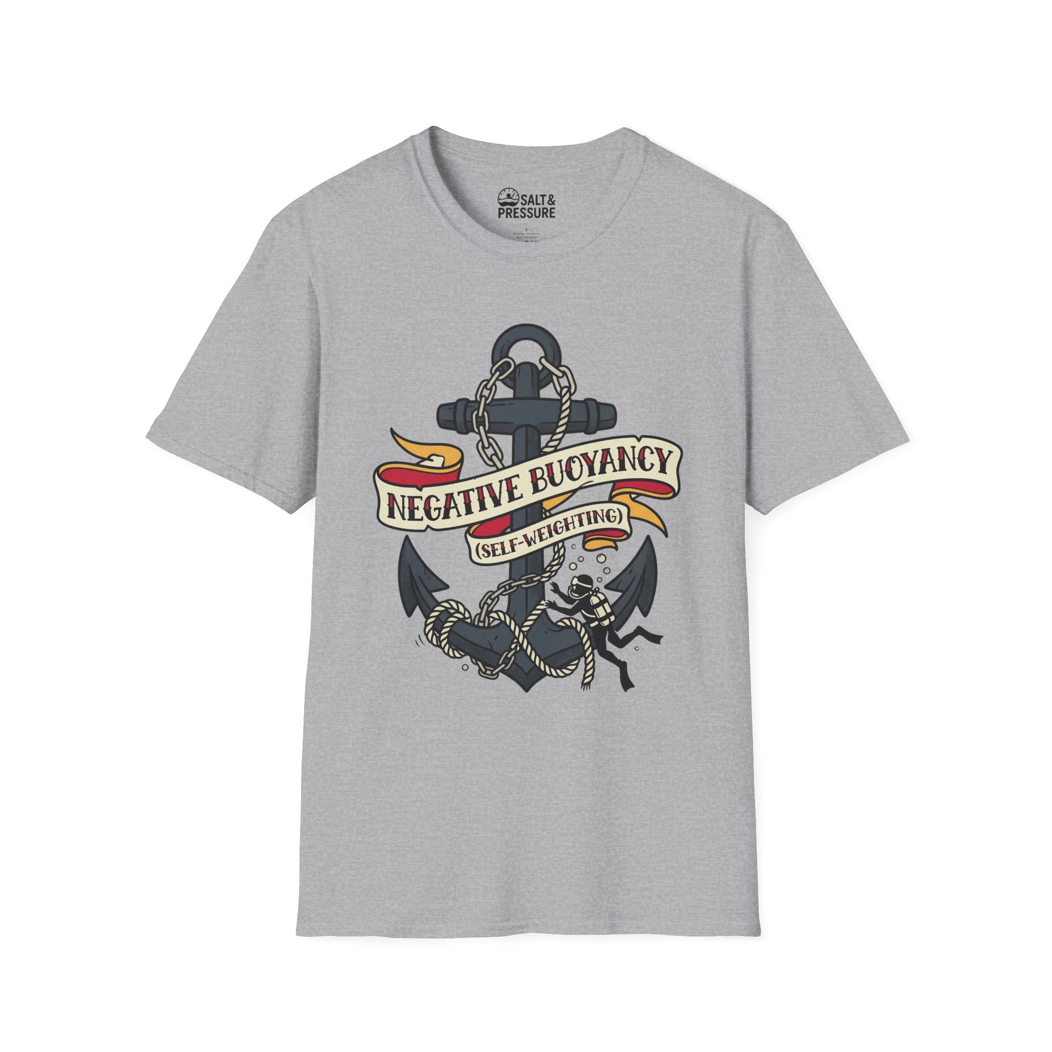 Negative Buoyancy (Self Weighting) T-Shirt