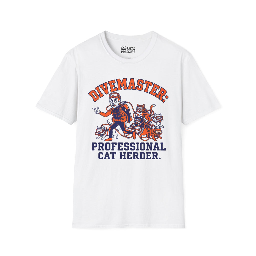 Divemaster: Professional Cat Herder T-Shirt