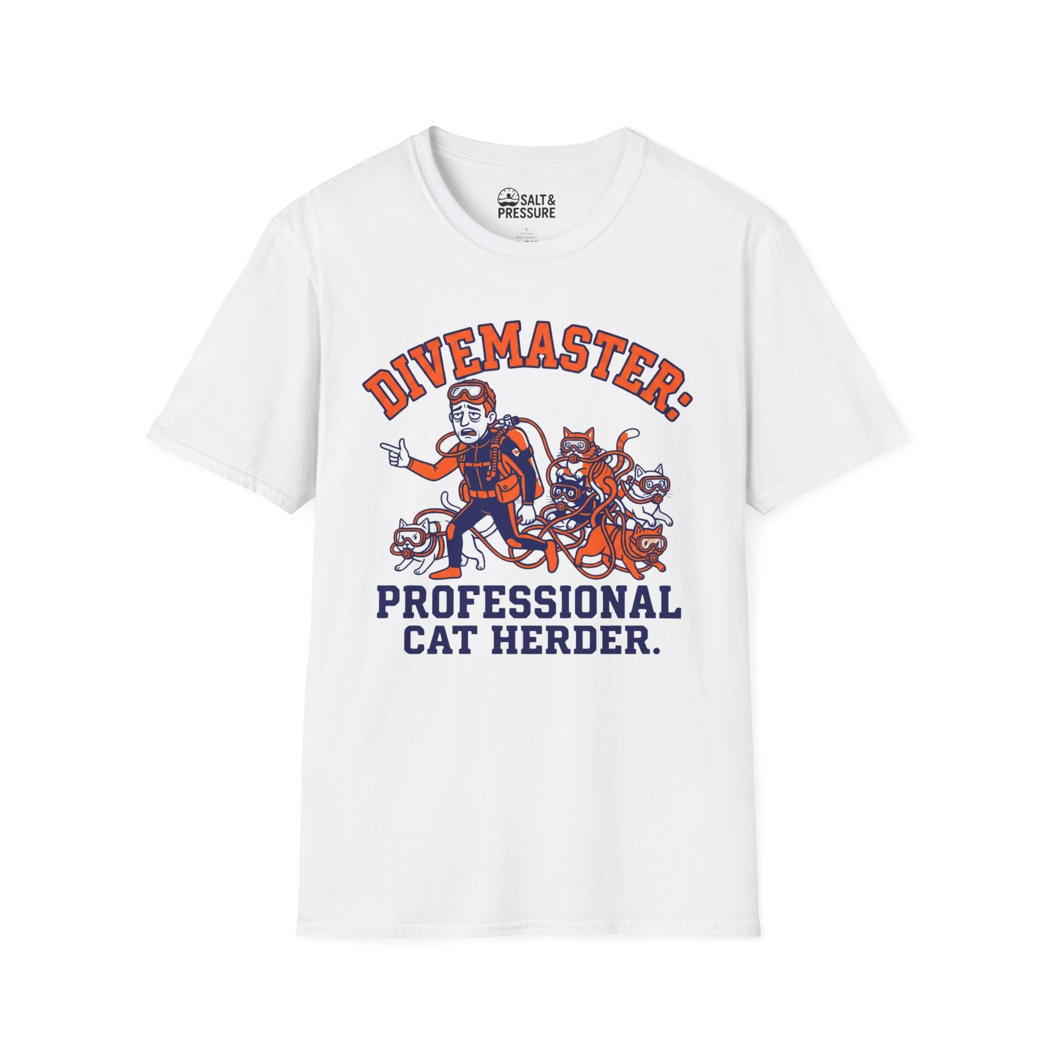 Divemaster: Professional Cat Herder T-Shirt