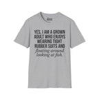Grown Adult Who Enjoys Wearing Tight Rubber T-Shirt