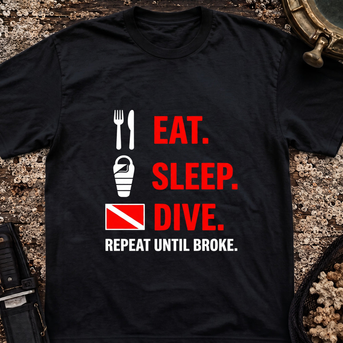 Eat. Sleep. Dive. Repeat T-Shirt