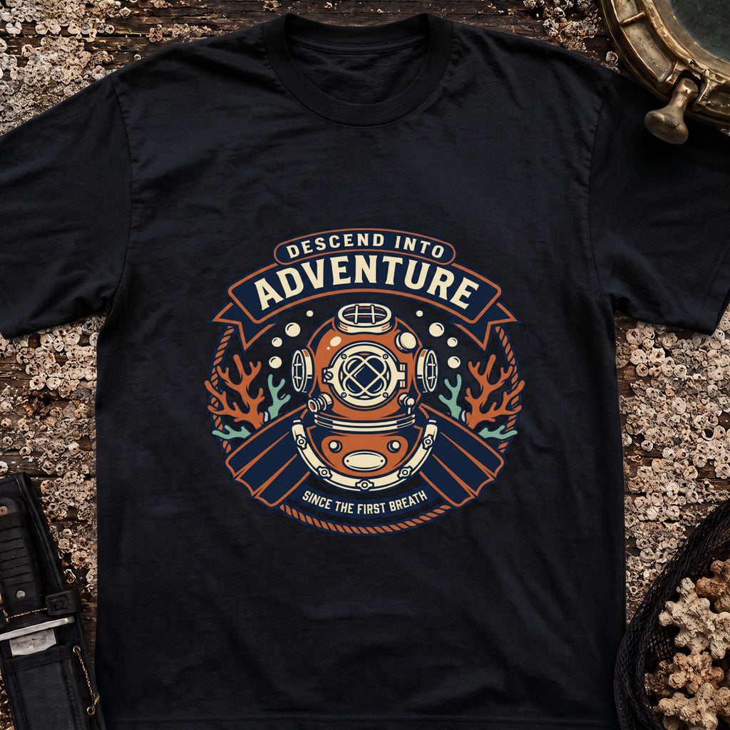 Descend Into Adventure Unisex Softstyle T-Shirt