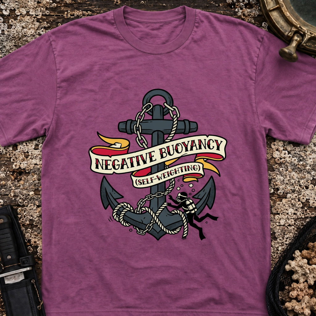 Negative Buoyancy (Self Weighting) T-Shirt