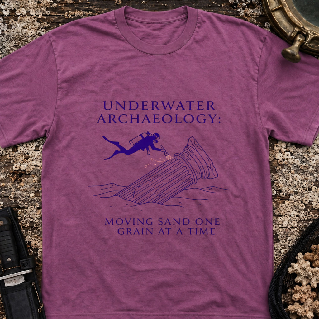 Underwater Archaeology: Moving Sand One Grain At A Time T-Shirt