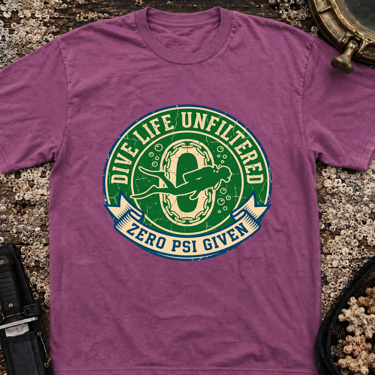 Dive Life Unfiltered Zero PSI Given T-Shirt