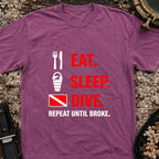Eat. Sleep. Dive. Repeat T-Shirt