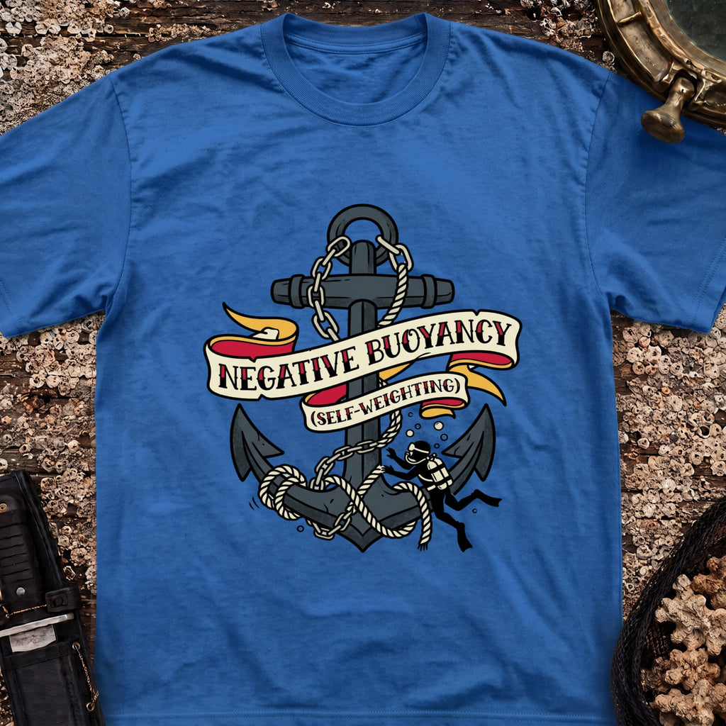 Negative Buoyancy (Self Weighting) T-Shirt