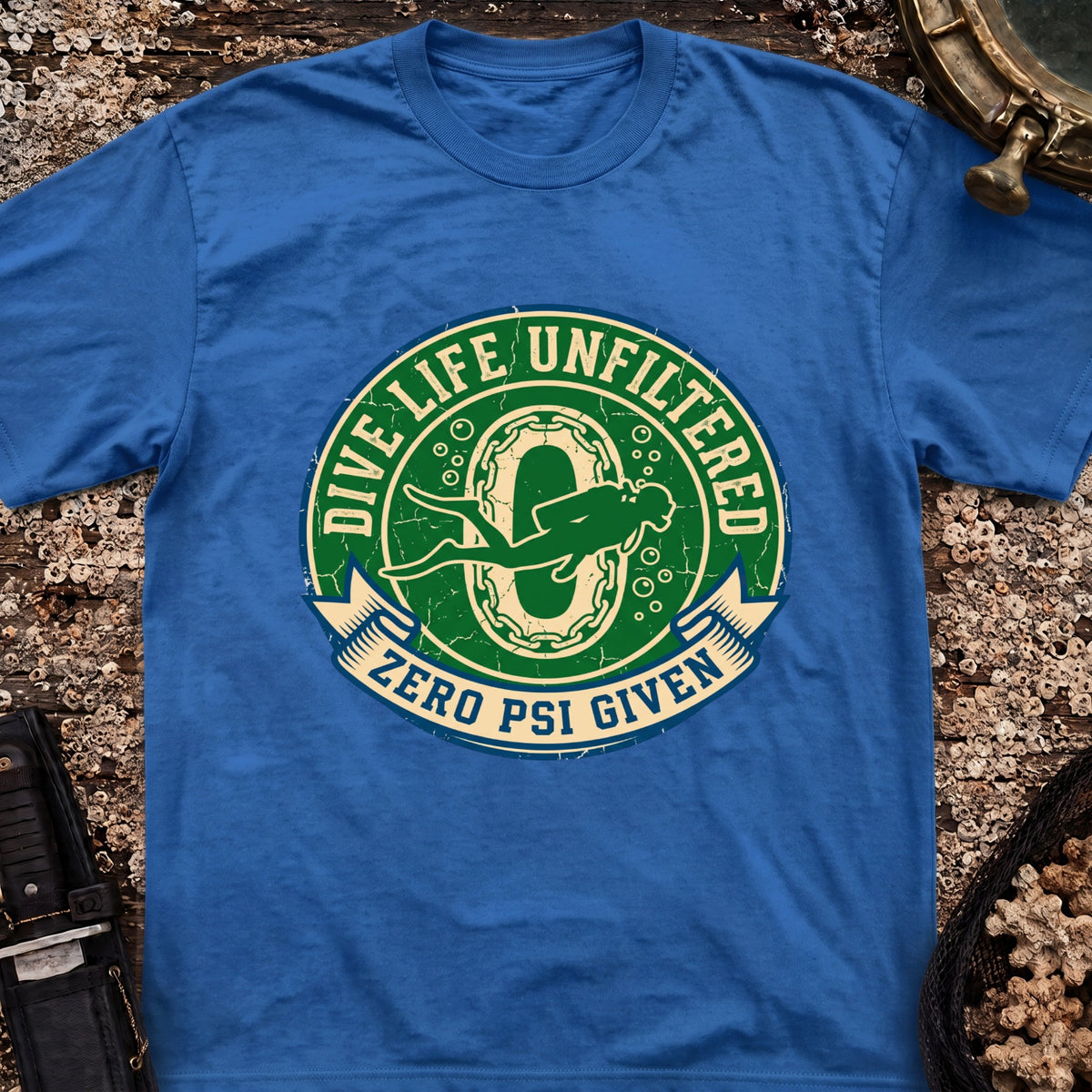 Dive Life Unfiltered Zero PSI Given T-Shirt