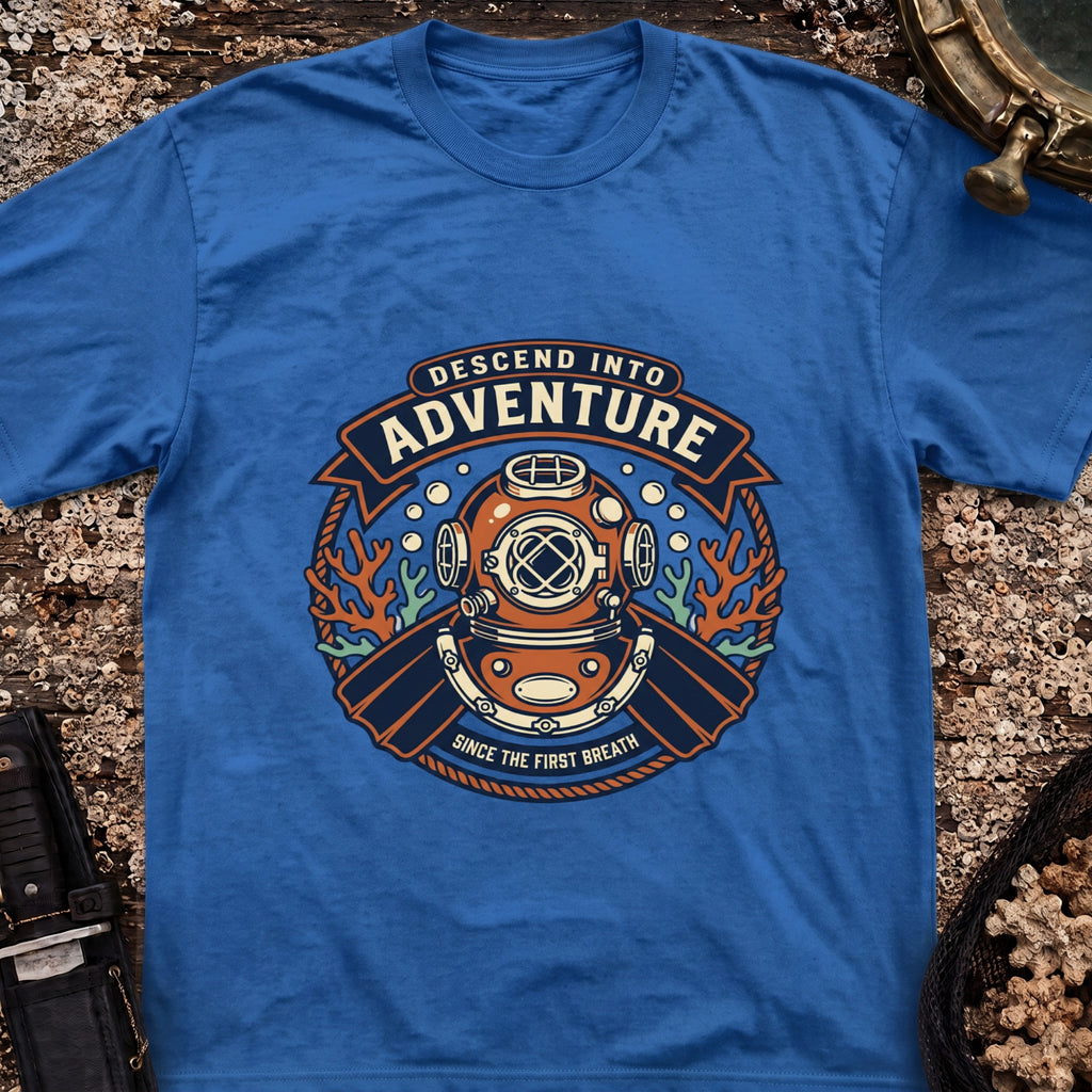 Descend Into Adventure Unisex Softstyle T-Shirt