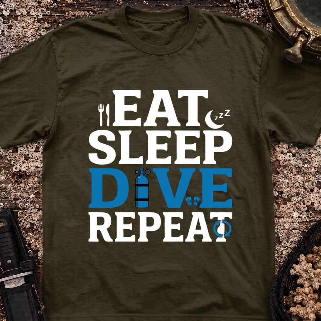 Eat Sleep Dive Repeat T-Shirt