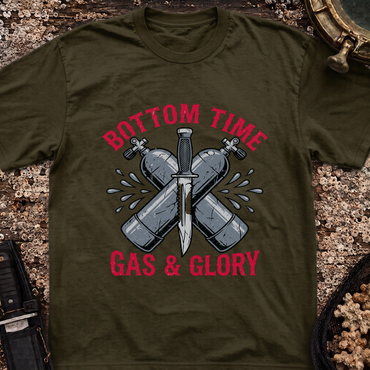 Bottom Time, Gas & Glory T-Shirt