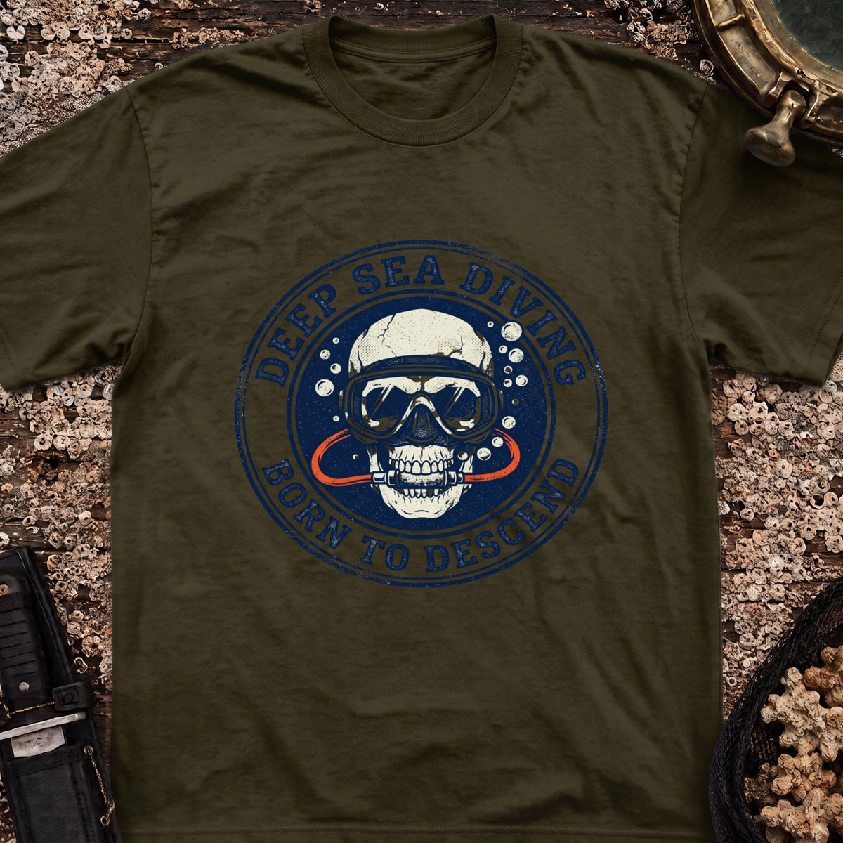 Deep Sea Diving, Born to Descend T-Shirt