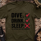 Dive Drink Sleep T-Shirt